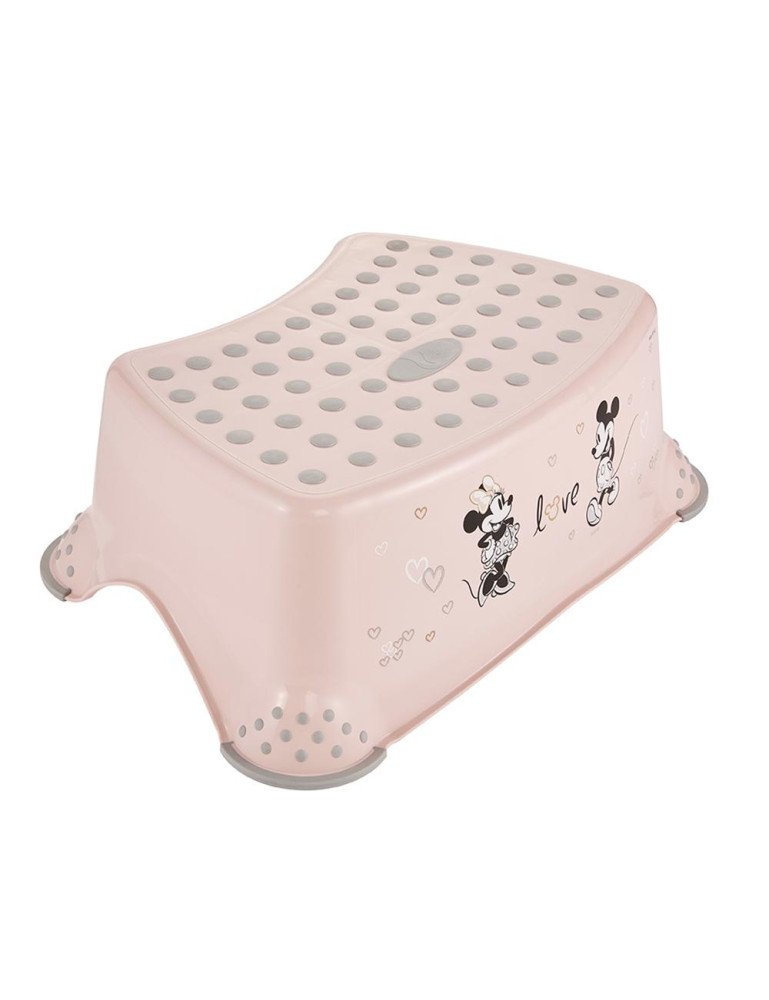 KEEEPER TOMEK MINNIE MOUSE Neslystančios vaikiškos platforminės basutės nordic pink