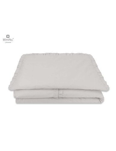 KIECZMERSKI C-2 ROYAL patalynė su lambrekenu 135x100 pilka
