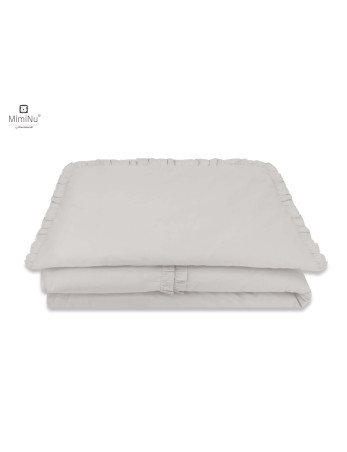 KIECZMERSKI C-2 ROYAL patalynė su lambrekenu 135x100 pilka