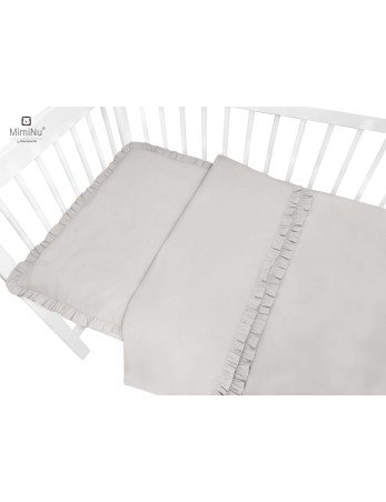 KIECZMERSKI C-2 ROYAL patalynė su lambrekenu 135x100 pilka