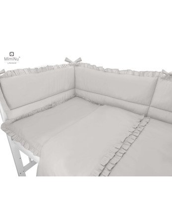 KIECZMERSKI C-2 ROYAL patalynė su lambrekenu 135x100 pilka