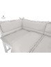 KIECZMERSKI C-2 ROYAL patalynė su lambrekenu 135x100 pilka