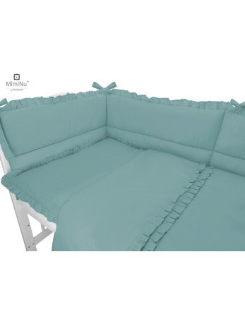 KIECZMERSKI C-2 ROYAL patalynė su lambrekenu 135x100 Nepalo žalia