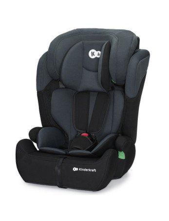 KINDERKRAFT Automobilinė kėdutė COMFORT UP 2 i-Size 76-150cm BLACK 8kg-9-36 kg-Automobilinės kėdutės