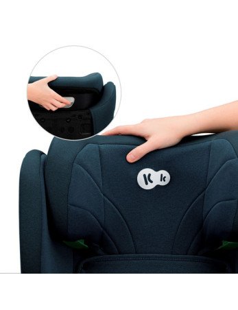 KINDERKRAFT Automobilinė kėdutė JUNIOR FIX 2 I- dydis 100-150 cm, mėlyna-15-36 kg-Automobilinės kėdutės