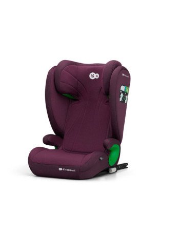 KINDERKRAFT Automobilinė kėdutė JUNIOR FIX 2 i-Size 100-150 cm vyšninis perlas-15-36 kg-Automobilinės kėdutės