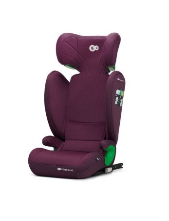 KINDERKRAFT Automobilinė kėdutė JUNIOR FIX 2 i-Size 100-150 cm vyšninis perlas-15-36 kg-Automobilinės kėdutės