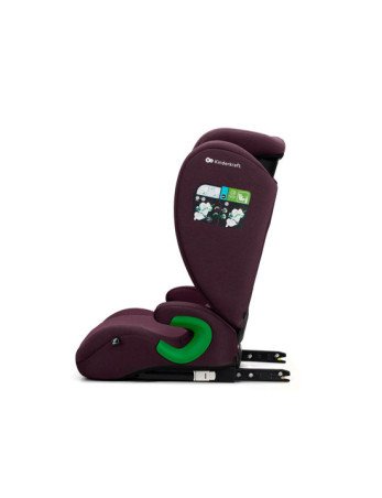 KINDERKRAFT Automobilinė kėdutė JUNIOR FIX 2 i-Size 100-150 cm vyšninis perlas-15-36 kg-Automobilinės kėdutės