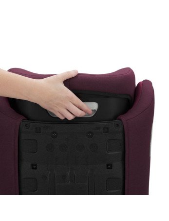 KINDERKRAFT Automobilinė kėdutė JUNIOR FIX 2 i-Size 100-150 cm vyšninis perlas-15-36 kg-Automobilinės kėdutės
