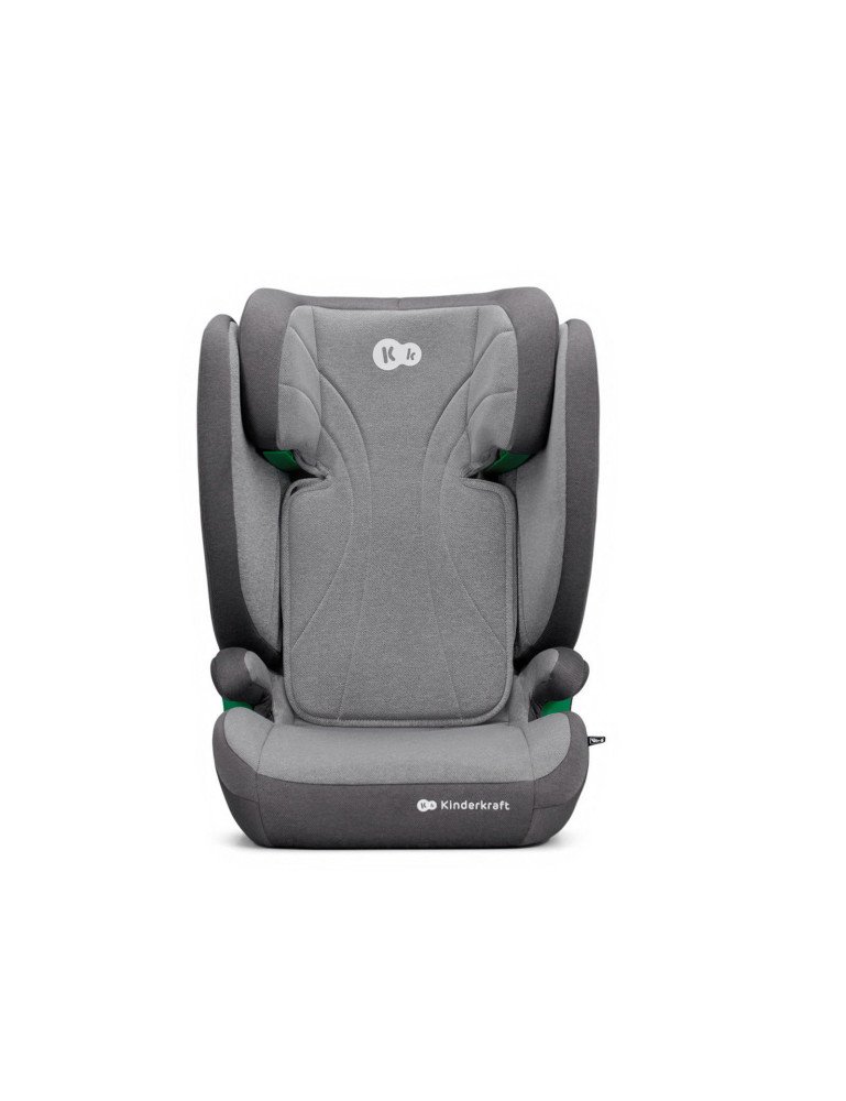 KINDERKRAFT Automobilinė kėdutė JUNIOR FIX 2 i-Size 100-150 cm raketiškai pilka-15-36 kg-Automobilinės kėdutės