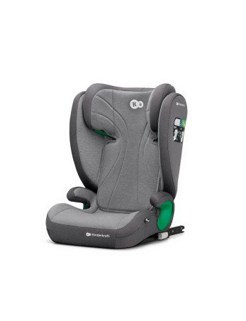 KINDERKRAFT Automobilinė kėdutė JUNIOR FIX 2 i-Size 100-150 cm raketiškai pilka-15-36 kg-Automobilinės kėdutės