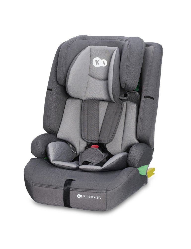 KINDERKRAFT Automobilinė kėdutė SAFETY FIX 2 i-Size 76-150cm pilka-9-36 kg-Automobilinės kėdutės