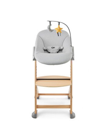 KINDERKRAFT Maitinimo kėdutė ENOCK juoda + supamoji kėdutė CALMEE GREY-Maitinimo kėdutės-Vaiko kambarys