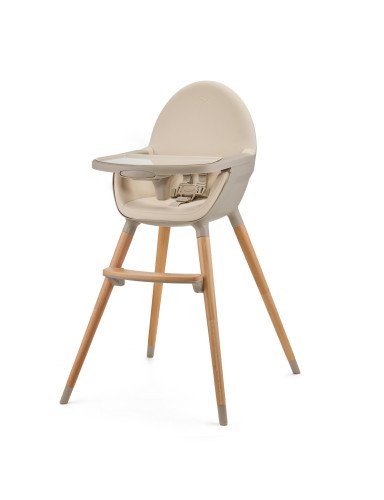 KINDERKRAFT Maitinimo kėdutė FINI 2 beige-Maitinimo kėdutės-Vaiko kambarys