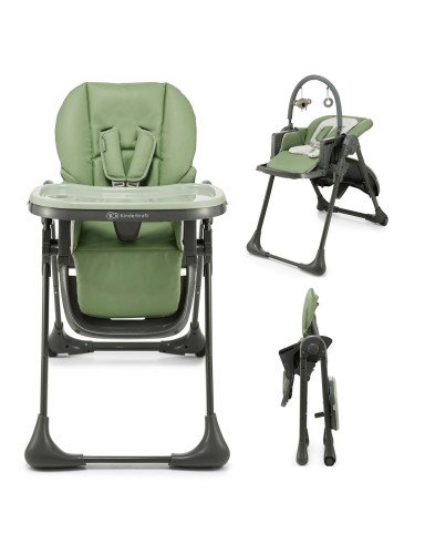 KINDERKRAFT TUMMIE maitinimo kėdutė žalia-Maitinimo kėdutės-Vaiko kambarys