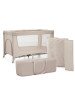 KINDERKRAFT Kelioninė lovelė JOY 2 BEIGE-Kelioninės lovytės-Kūdikių lovytės ir čiužiniai