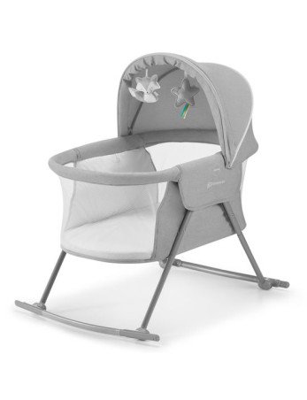 KINDERKRAFT LOVI vaikiška lovytė / lopšys pilka-Lopšiai-Kūdikių lovytės ir čiužiniai