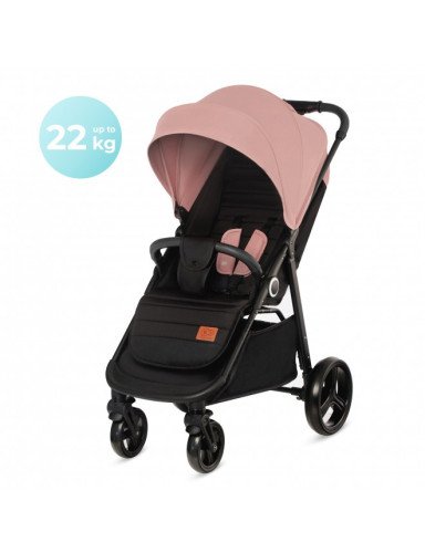 "Kinderkraft" vežimėlis Grande Plus Pink-Sportiniai vežimėliai-Vežimėliai ir nešioklės