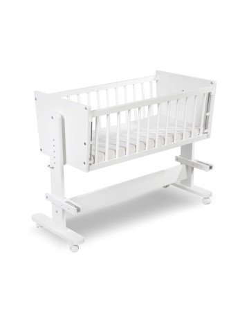 KLUPŚ vaikiška lovelė 89x40 ZOYA 5in1 balta-Lopšiai-Kūdikių lovytės ir čiužiniai
