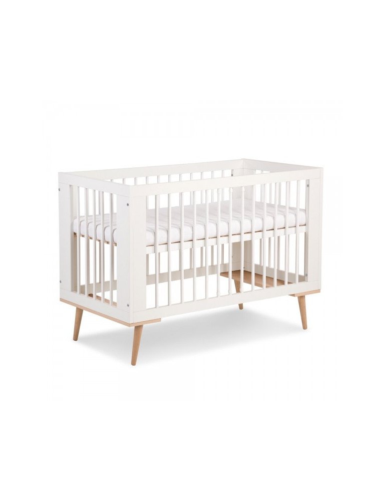 KLUPŚ SOFIE lovelės 120x60 baltos spalvos-Kūdikių lovytės-Kūdikių lovytės ir čiužiniai