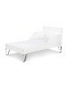 KLUPŚ BLANKA sofa-lova balta 140x70-Kūdikių lovytės ir čiužiniai-Vaiko kambarys