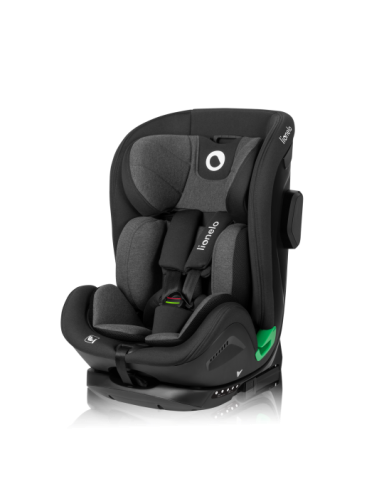LIONELO Automobilinė kėdutė Harper i-Size JUODA / PILKA-9-36 kg-Automobilinės kėdutės
