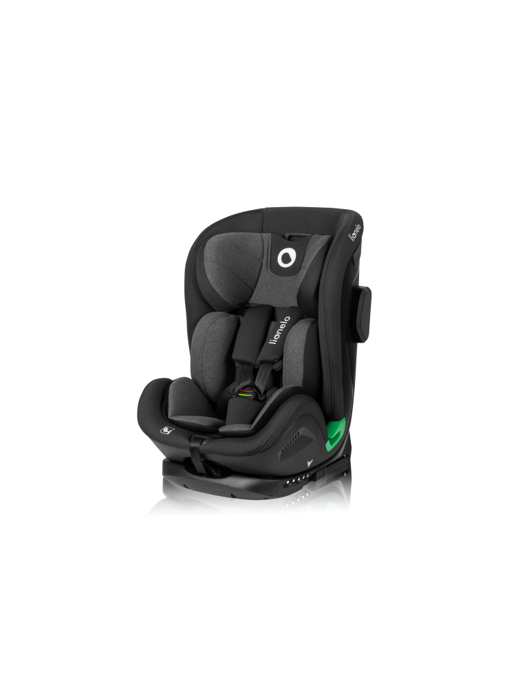 LIONELO Automobilinė kėdutė Harper i-Size JUODA / PILKA-9-36 kg-Automobilinės kėdutės