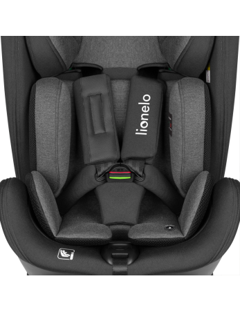 LIONELO Automobilinė kėdutė Harper i-Size JUODA / PILKA-9-36 kg-Automobilinės kėdutės