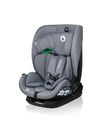 LIONELO Automobilinė kėdutė Lavender i-Size Grey Stone-9-36 kg-Automobilinės kėdutės