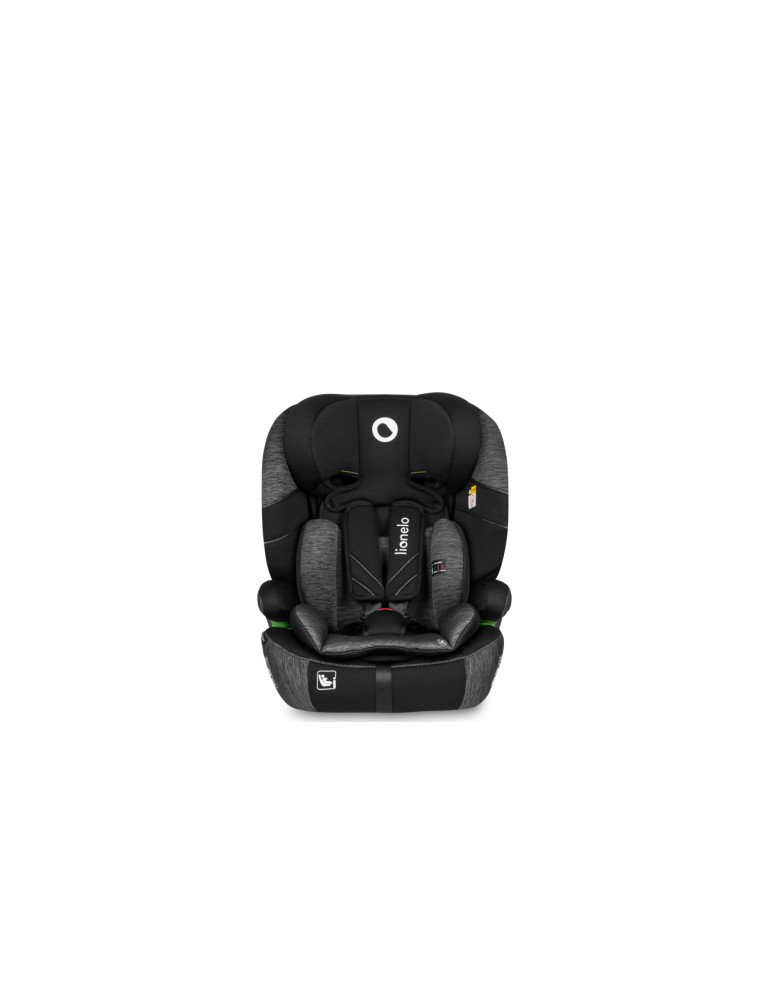LIONELO Automobilinė kėdutė Levi One i-Size juodai pilka-9-36 kg-Automobilinės kėdutės LIONELO Automobilinė kėdutė Levi One i-Size juodai pilka-9-36 kg-Automobilinės kėdutės
