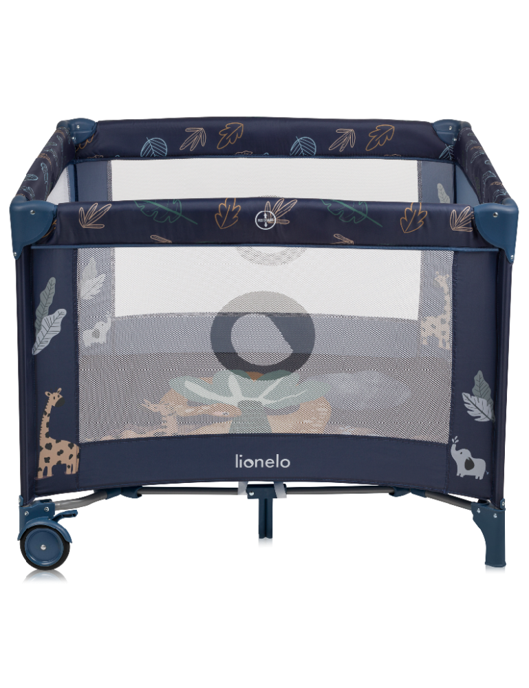 LIONELO Kūdikio lovytė-maniežas Bonnie Blue Navy
