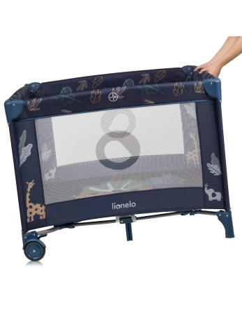 LIONELO Kūdikio lovytė-maniežas Bonnie Blue Navy