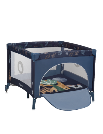 LIONELO Kūdikio lovytė-maniežas Bonnie Blue Navy