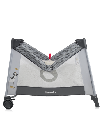 LIONELO Kūdikio lovytė-maniežas "Bonnie Grey Scandi
