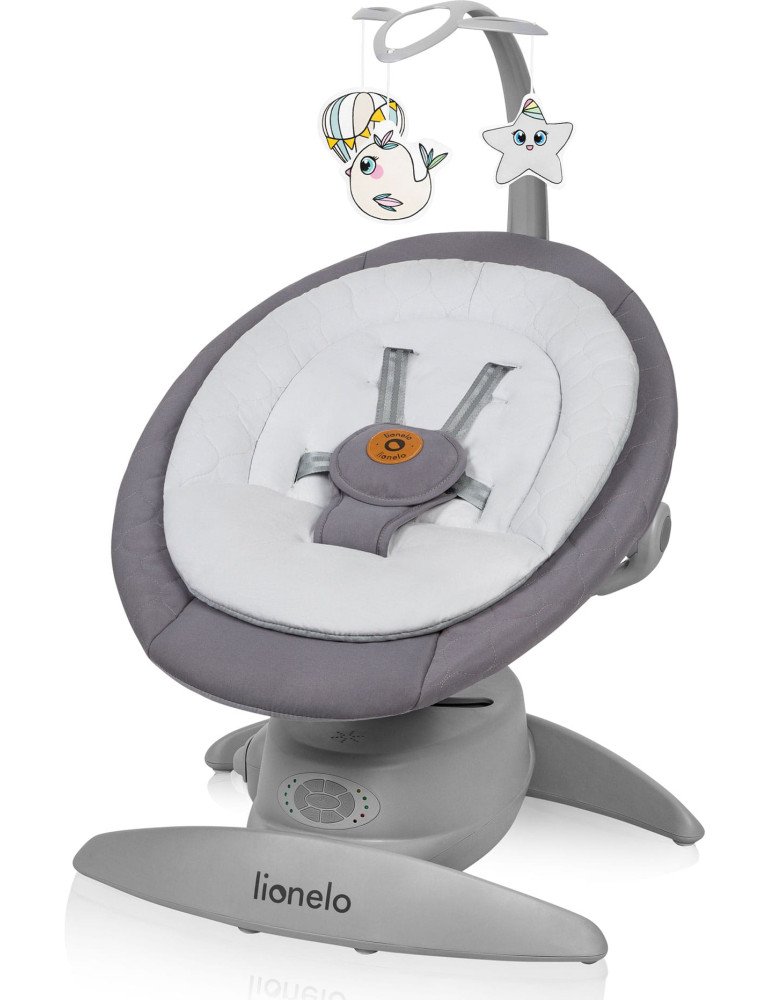 LIONELO supamasis krėslas "Mell Grey Stone-Balansiniai gultukai-Gultukai