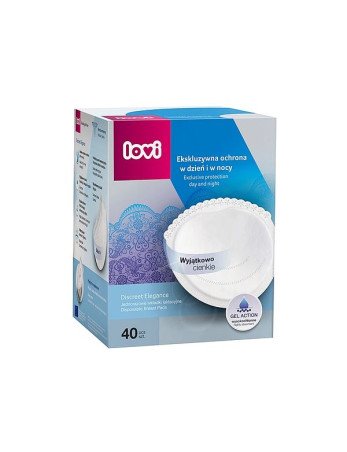 LOVI 19/602 Dieniniai ir naktiniai krūtų įklotai 40 vnt