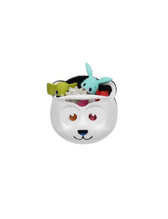 MALTEX PANDA žaislų dėžė balta/juoda
