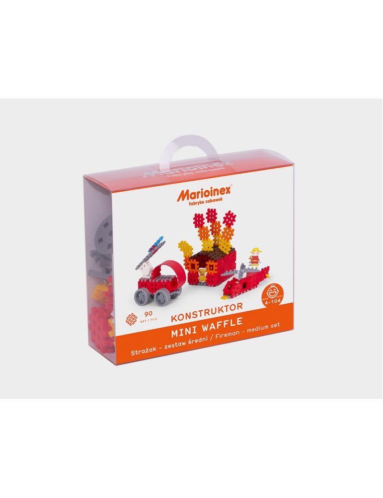 MARIOINEX 903797 mini vaflinės plytos - Ugniagesio gelbėtojo vidutinės [ blister ]