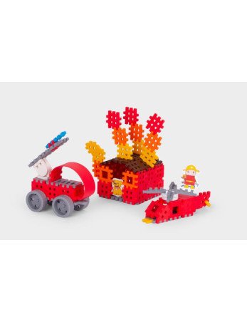 MARIOINEX 903797 mini vaflinės plytos - Ugniagesio gelbėtojo vidutinės [ blister ]