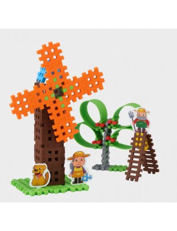 MARIOINEX 903810 Mini vaflių blokai - Mažasis ūkininkas [ blister ]