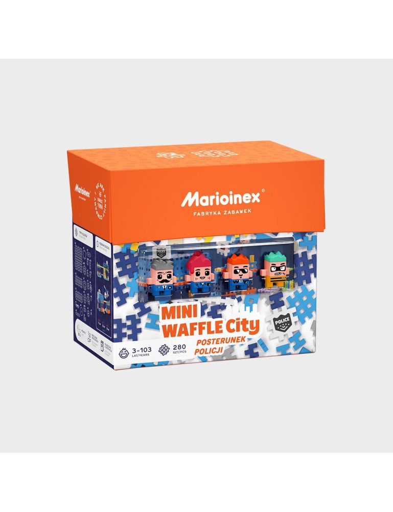 MARIOINEX 905852 vaflinės mini plytos - Policijos nuovada 280 el.