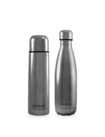 MARKO ML89258 Delux termosas + butelis 500 ml. sidabrinis