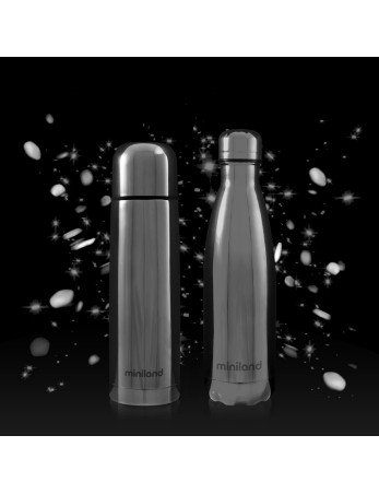 MARKO ML89258 Delux termosas + butelis 500 ml. sidabrinis