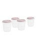 MARKO ML89465 Sandarūs indai 4x250ml.pudrowy roses terra