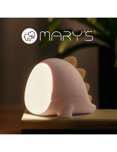 MARY'S MW20533 Dino LED naktinis šviestuvas rožinis