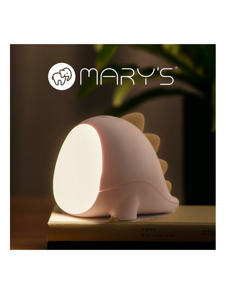 MARY'S MW20533 Dino LED naktinis šviestuvas rožinis