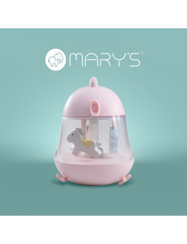 MARY'S MW20775 Muzikinė dėžutė LED naktinė šviesa RGB rožinė