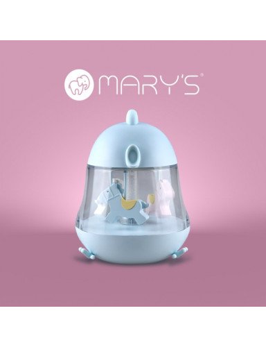 MARY'S MW20776 Muzikinė dėžutė buvo naktinė šviesa RGB mėlyna