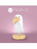 MARY'S MW20789 Toucan naktinė lempa balta + BLUETOOTH Garsiakalbis