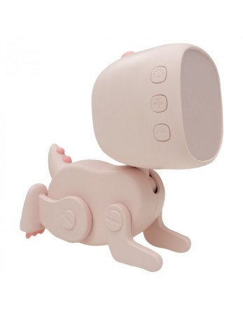 MARY'S MW61057 Robo Dino žadintuvas rožinės spalvos